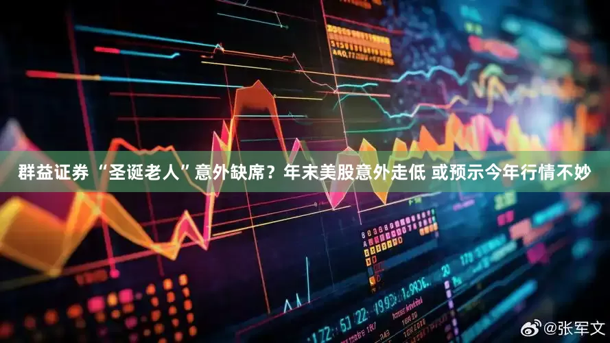 群益证券 “圣诞老人”意外缺席？年末美股意外走低 或预示今年行情不妙